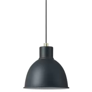 Image of Nordlux Pop Ru Dome Pendant Ceiling Light Grey, E27