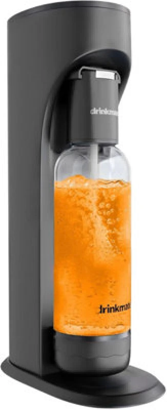 Image of Drinkmate Omnifizz Sparkling Water Soda Maker, Matt Black