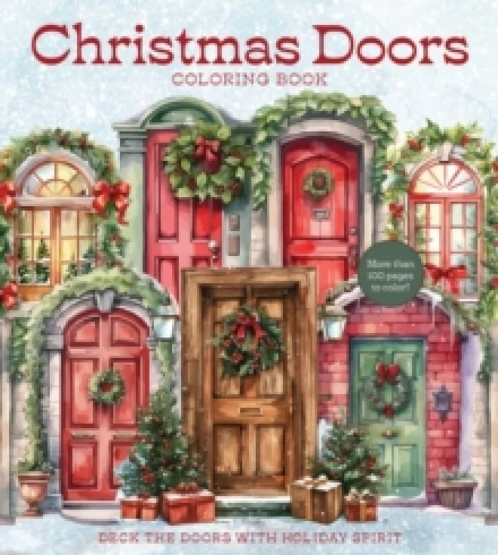 Image of Christmas Doors Coloring Book. Paperback. By Editors of Chartwell Books Books