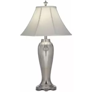 Image of Charleston lamp, with off-white shade