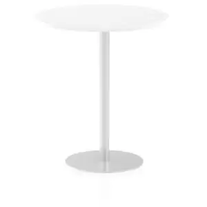 Image of Italia Poseur Table Round 1000 Top 1145 High White