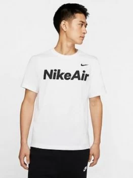 Image of Nike Sportswear Air Short Sleeve T-Shirt - White