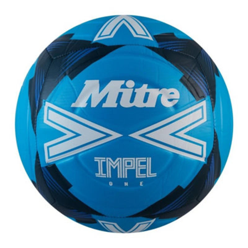 Image of Mitre Impel One 2024 Football White/blue (5)