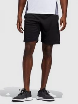 Image of Adidas 3-Stripe Shorts - Black, Size S, Men
