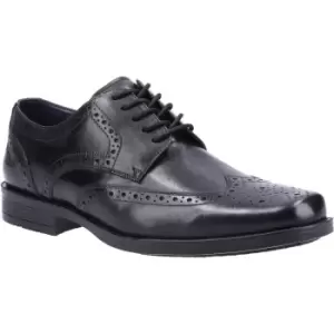 Image of Hush Puppies Mens Brace Brogue Lace Up Leather Shoes UK Size 12 (EU 46)