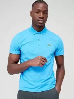 Image of Lacoste Ottoman Sport Polo Shirt - Blue Size L, Men