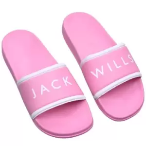 Image of Jack Wills Harvey Sliders - Pink