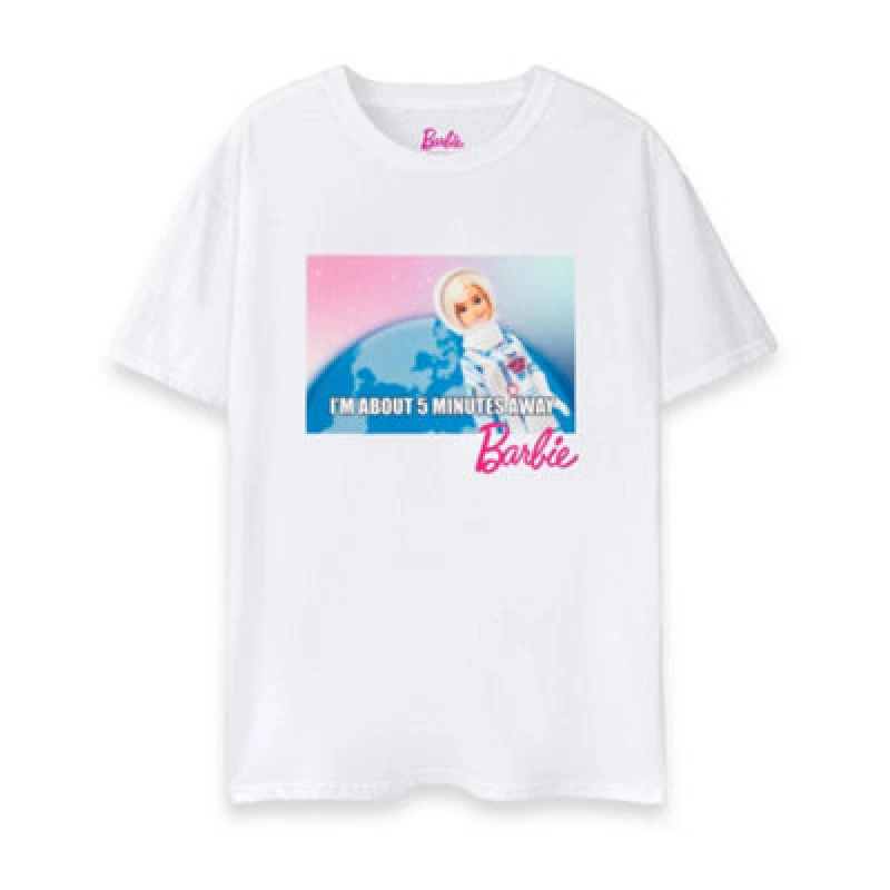 Image of Barbie Short Sleeved T-Shirt White