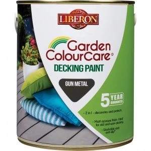 Image of Liberon Decking Paint Gun Metal 2.5l
