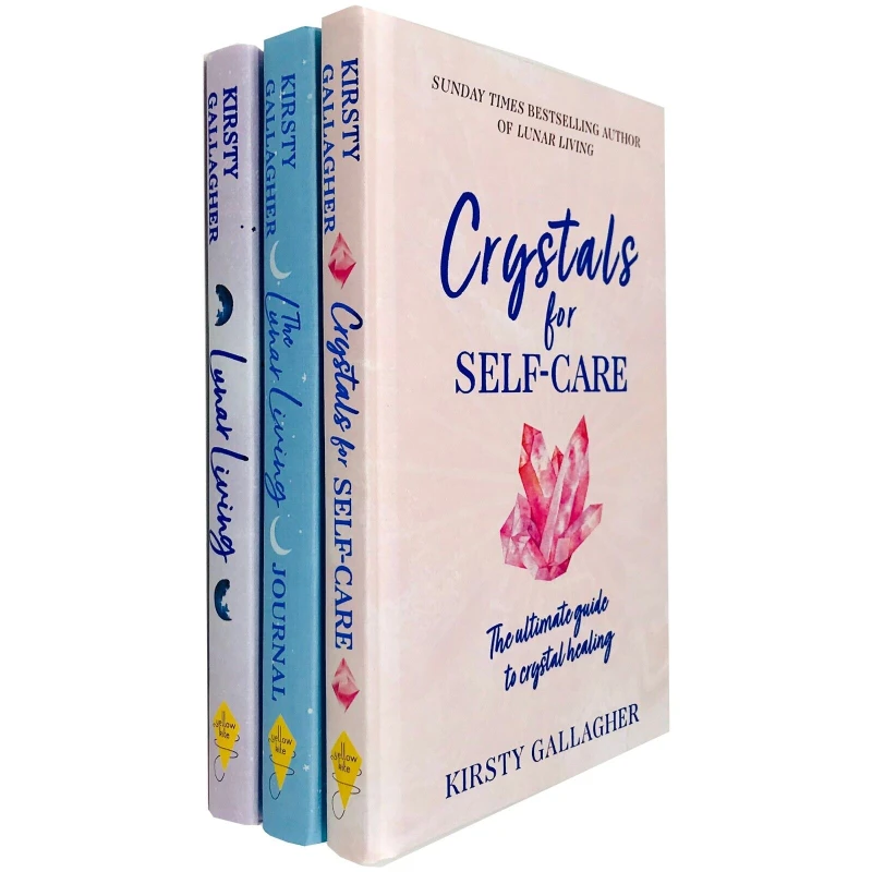 Image of Kirsty Gallagher 3 Books Collection Set ( Crystals for Self-Care, Lunar Living, Journal ) Kirsty Gallagher Books