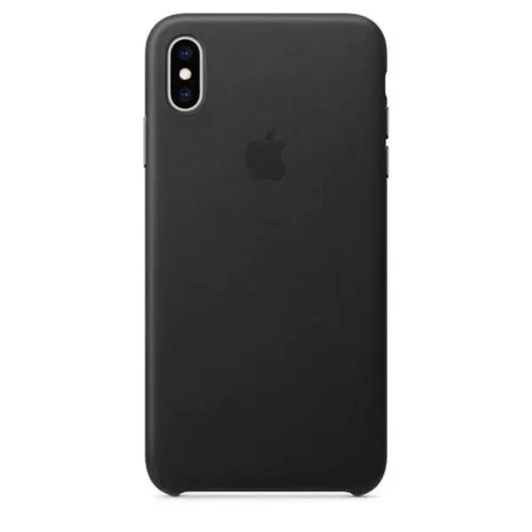 Image of Apple Apple Official iPhone XS Max Leather Black - (Open Boxed) Black