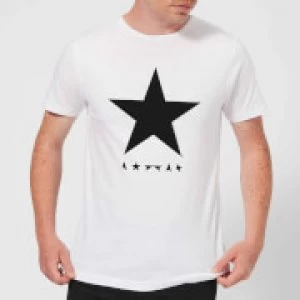 Image of David Bowie Star Mens T-Shirt - White