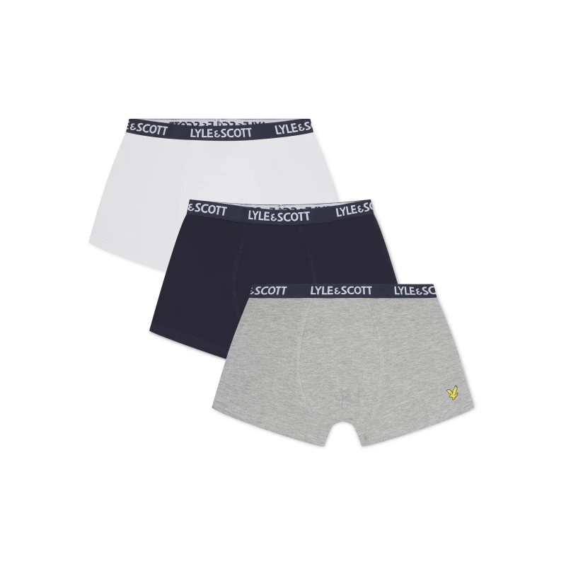 Image of Lyle and Scott Lyle 3Pk Core Trunk Jn44 Trunks 6-8Y Multi 43222899175