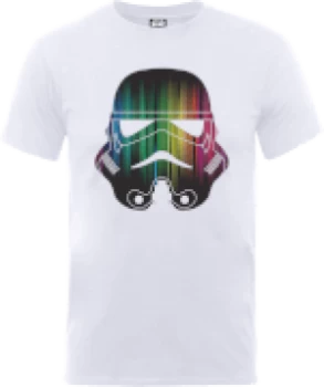 Image of Star Wars Vertical Lights Stormtrooper T-Shirt - White - L