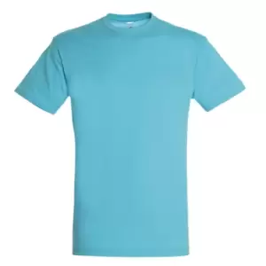 Image of SOLS Mens Regent Short Sleeve T-Shirt (S) (Aqua)