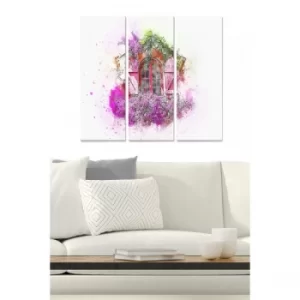 Image of MDF2566122 Multicolor Decorative MDF Painting (3 Pieces)