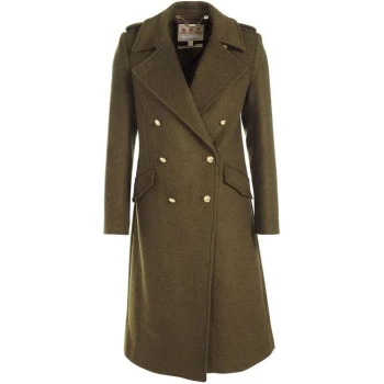 Image of Barbour Inverraray Wool Coat - Miltary Olive