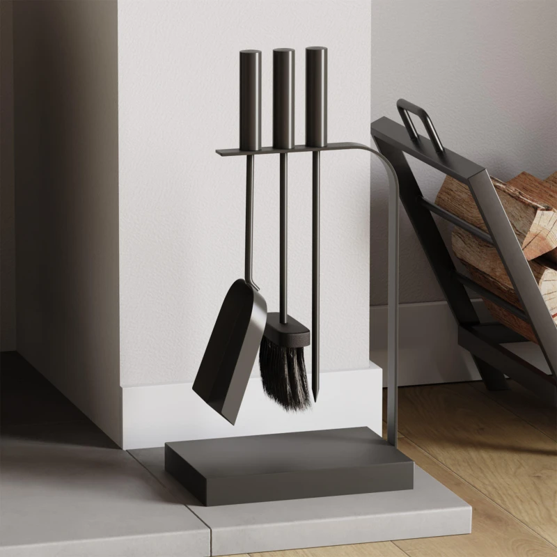 Image of Lassic Fire Vida 4 Piece Aston Companion Set Black unisex 4 Piece