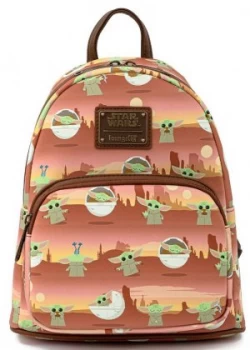 Image of Star Wars The Mandalorian - Loungefly - Grogu Mini backpacks multicolour