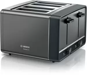 Image of Bosch DesignLine TAT5P445GB 4 Slice Toaster