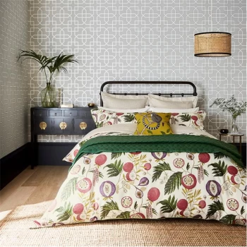 Image of Sanderson Jackfruit Duvet Cover - Green