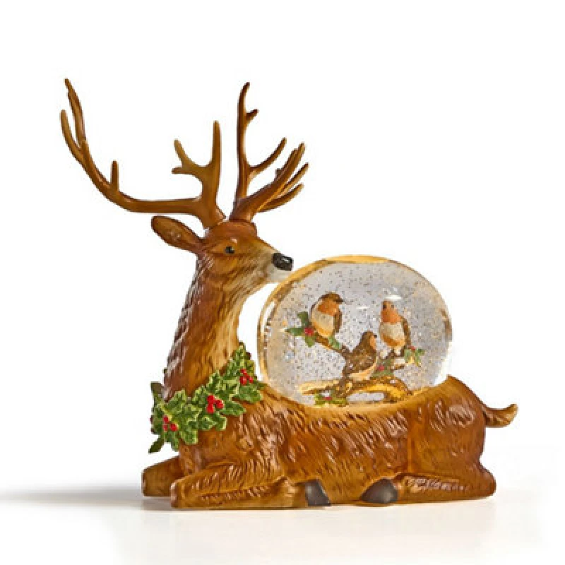 Image of The Christmas Workshop Reindeer Snow Globe