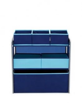Image of Multi Bin Toy Organiser- Blue