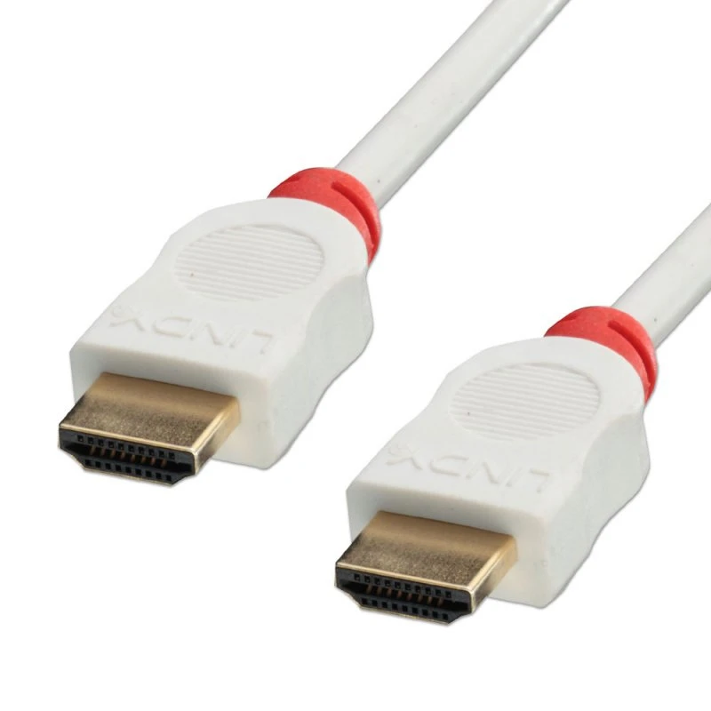 Image of Lindy 41413 HDMI cable 3m HDMI Type A (Standard) Red. White