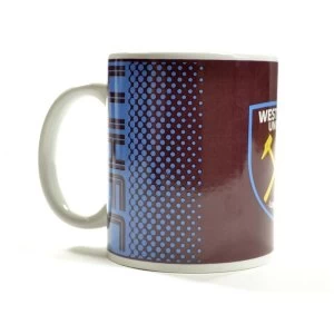 Image of West Ham Boxed Mug Fade Design