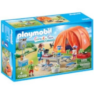 Image of Playmobil Family Fun Camping Trip with Large Tent (70089)