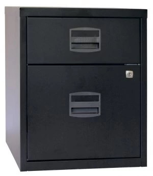 Image of Bisley A4 Mobile Home Filer 2 Drawer Black