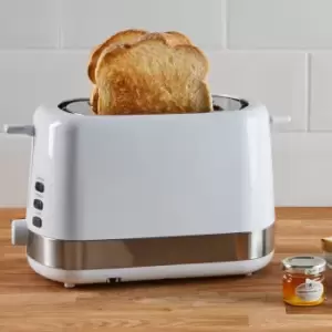 Image of Dunelm 2 Slice White Toaster