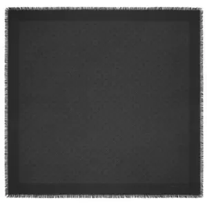 Image of Tory Burch Tory Burch Logo Scarf - Black