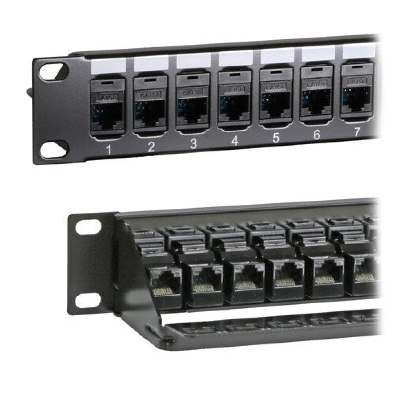 Image of Cablenet Cablenet 24 Port Cat6 UTP 1u Coupler Panel 72-3406