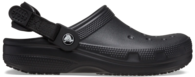Image of Crocs Crocs Men Classic Work Clog in Black Size: 3 Black 3 Male 196265634675