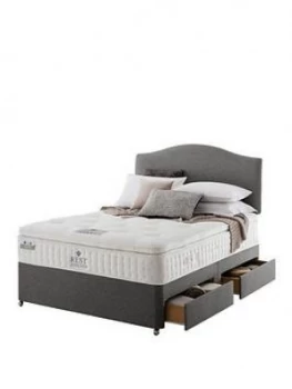 Image of Rest Assured Richborough Latex Pillowtop Divan Bed With Storage Options - Soft