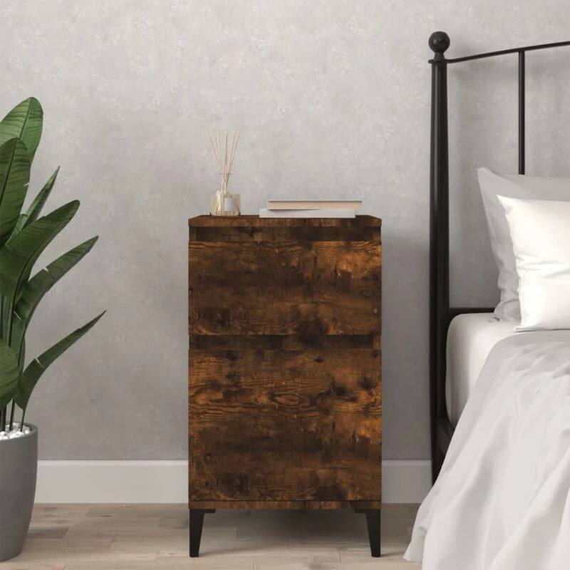 Image of VIDAXL Bedside Cabinet Smoked Oak 40x35x70cm vidaXL 819718