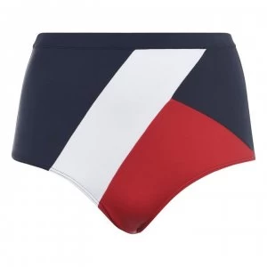 Image of Tommy Bodywear High Waisted Bikini Briefs - 416 NAVY BLAZER