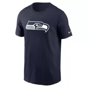 Image of Nike Nfl Seattle Seahawks Nike Logo Essential T-Shirt, Collection Navy, Male, T-Shirts, N199-41S-78-CLH