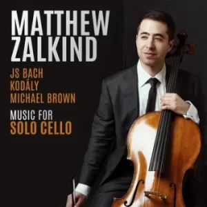 Image of JS Bach/Kodaly/Michael Brown Musis Solo Cello by Johann Sebastian Bach CD Album