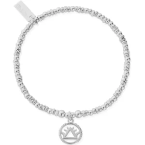 Image of ChloBo Sacred Earth Sterling Silver Sparkle Disc Fire Bracelet...