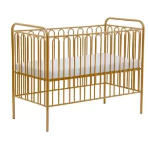 Image of KUDL Vintage Metal Baby Cot Gold