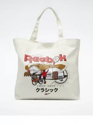 Image of Reebok Classics Road Trip Tote Bag, Black, Men