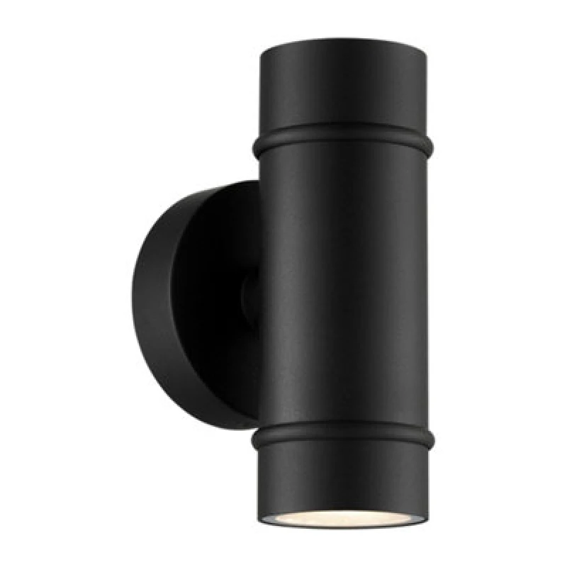Image of Nordlux Artilus Outdoor Aluminium Wall Light Weatherproof Black,mains