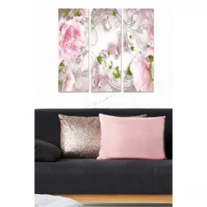 Image of MDF106652 Multicolor Decorative MDF Painting (3 Pieces)