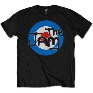 Image of The Jam - Spray Target Logo Mens Medium T-Shirt - Black