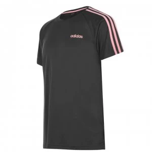 Image of adidas Mens Sereno Training Top - DkGrey/Pink