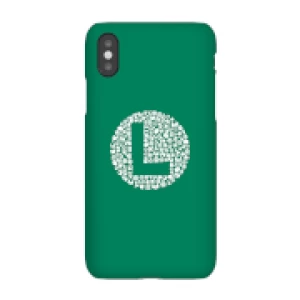 Image of Nintendo Super Mario Luigi Items Logo Phone Case - iPhone X - Snap Case - Matte