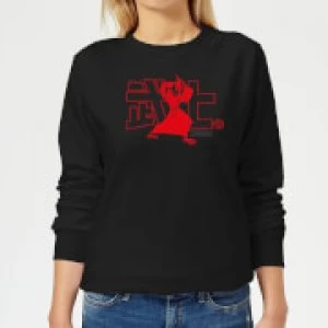 Image of Samurai Jack Way Of The Samurai Womens Sweatshirt - Black - M