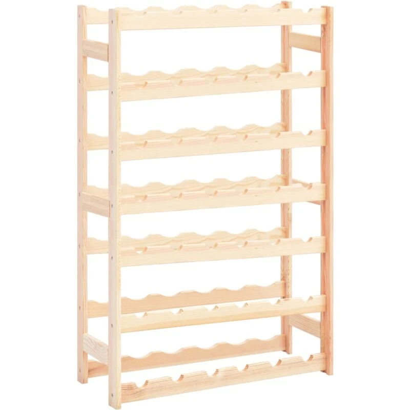 Image of VIDAXL Wine Rack for 42 Bottles Pinewood Vidaxl 8719883735412